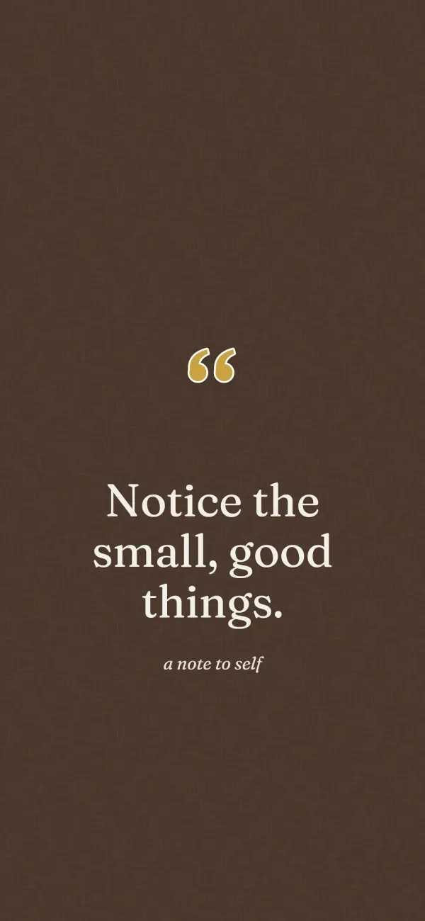 The Quote template, shown with sample photos: your words, set large, under the clock.